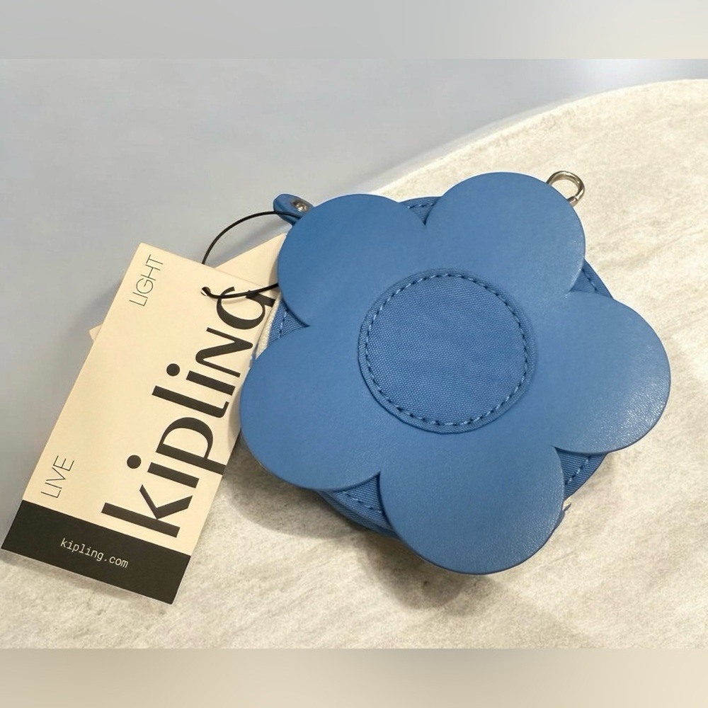 Kipling Florinda Wallet Coin Purse (Bouncy Blue)